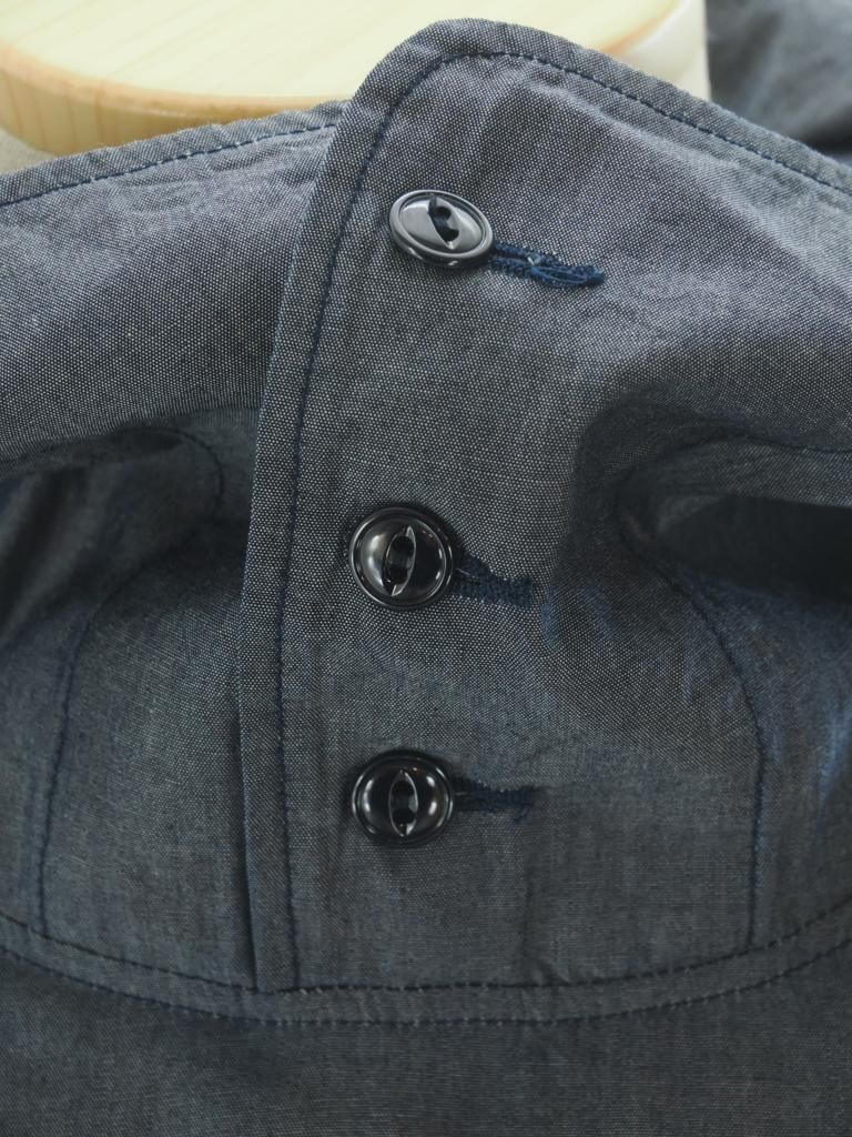 Engineered Garments エンジニアドガーメンツ - Cagoule Shirt カグールシャツ - Cotton Chambray - Indigo