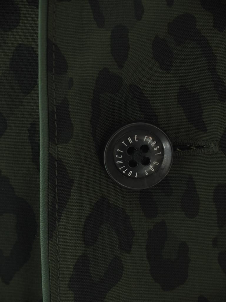 TUITACI 朔 ツイタチ - Leopard Sleeping Shirt レオパードスリーピングシャツ - Olive