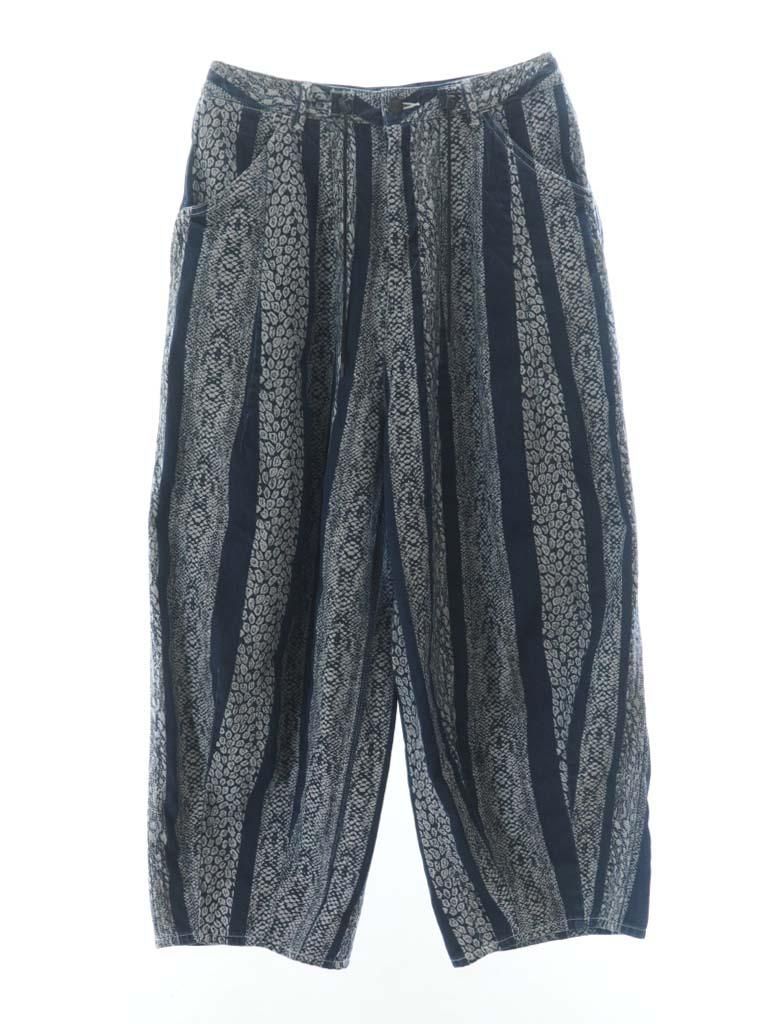 Needles ニードルズ - H.D. Pant ヒザデルパンツ - Painter - 10oz Denim / Python Jacquard - Indigo