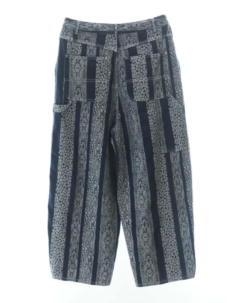 Needles ニードルズ - H.D. Pant ヒザデルパンツ - Painter - 10oz Denim / Python Jacquard - Indigo