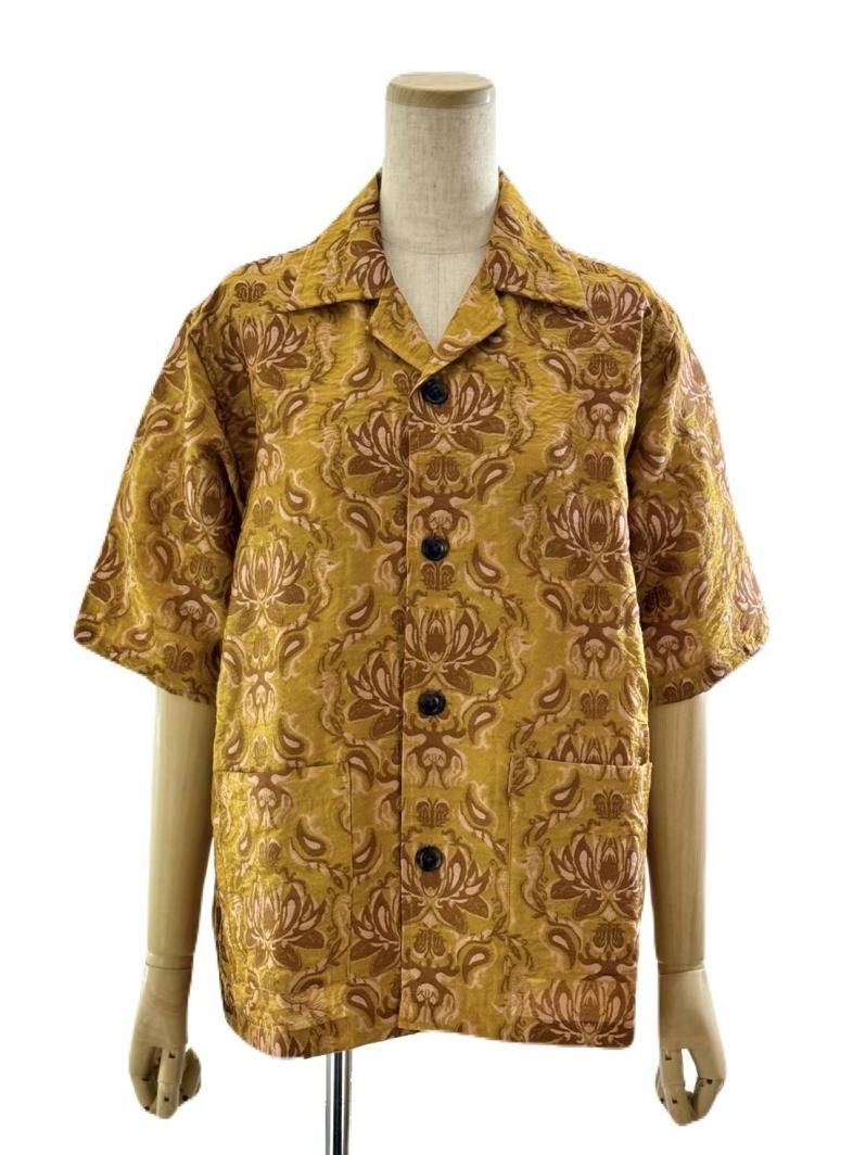 Needles  KAE TANAKA  ˡɥ륺  ʥ / Cabana Shirt - KT Jacquard - Mustard