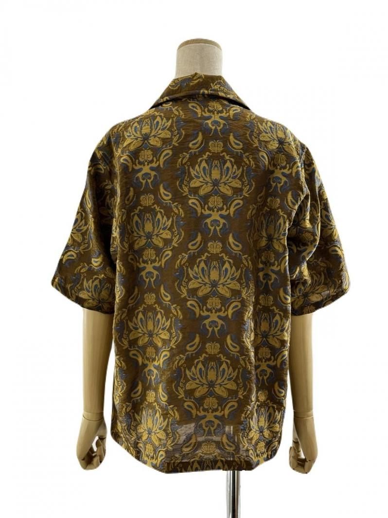 Needles  KAE TANAKA  ˡɥ륺  ʥ / Cabana Shirt - KT Jacquard - brown