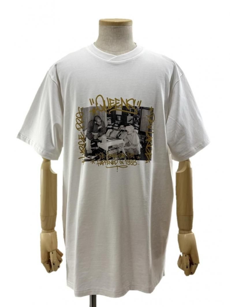 Engineered Garments  × EXPANSION NY - QUEENS 1998 TEE  / WHITE