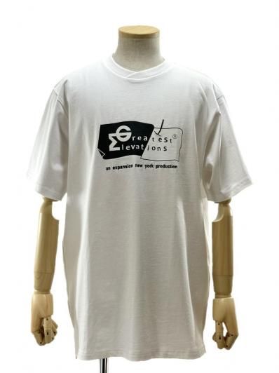 Engineered Garments  × EXPANSION NY - GREATEST ELEVATIONS TEE / WHITE