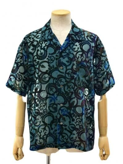 TUITACI 朔 ツイタチ - Navajo Velvet Naja Shirt - Green