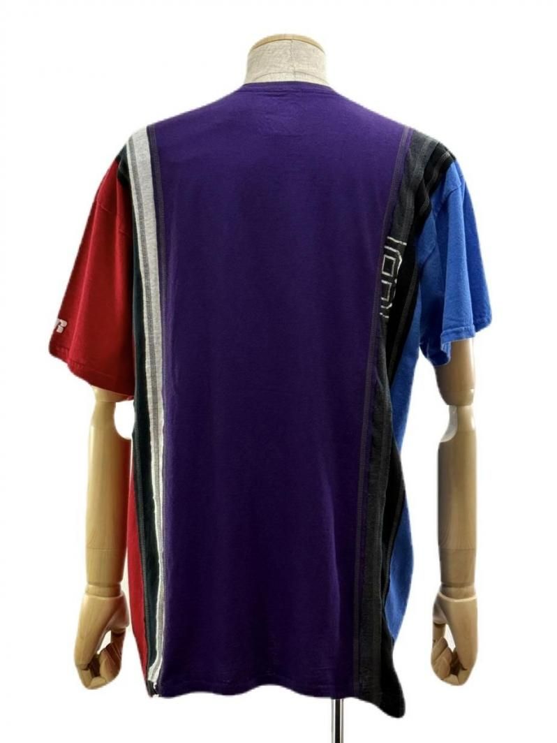 Rebuild by Needles リビルドバイニ－ドルズ - 7 Cut S/S Tee - College- QV410A -  ＬSize