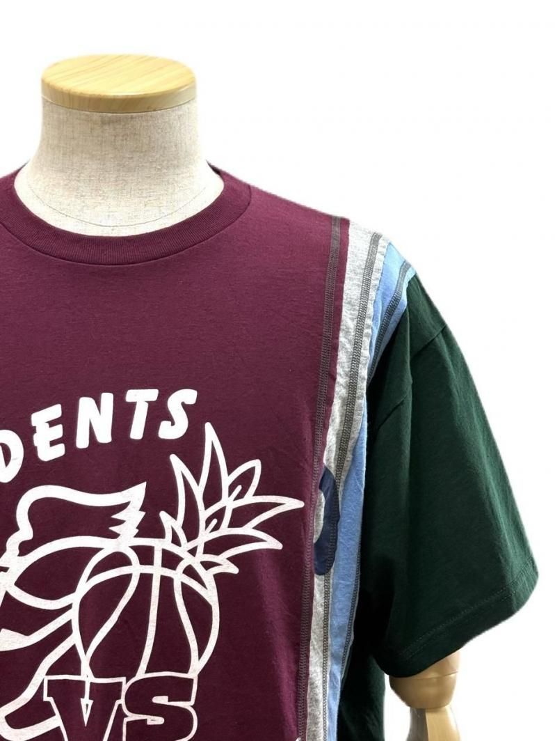 Rebuild by Needles リビルドバイニ－ドルズ - 7 Cut S/S Tee - College- QV410B -  ＬSize
