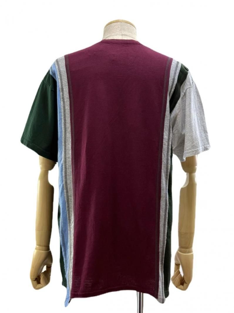 Rebuild by Needles リビルドバイニ－ドルズ - 7 Cut S/S Tee - College- QV410B -  ＬSize