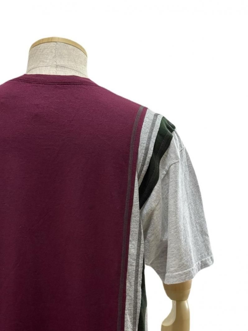 Rebuild by Needles リビルドバイニ－ドルズ - 7 Cut S/S Tee - College- QV410B -  ＬSize