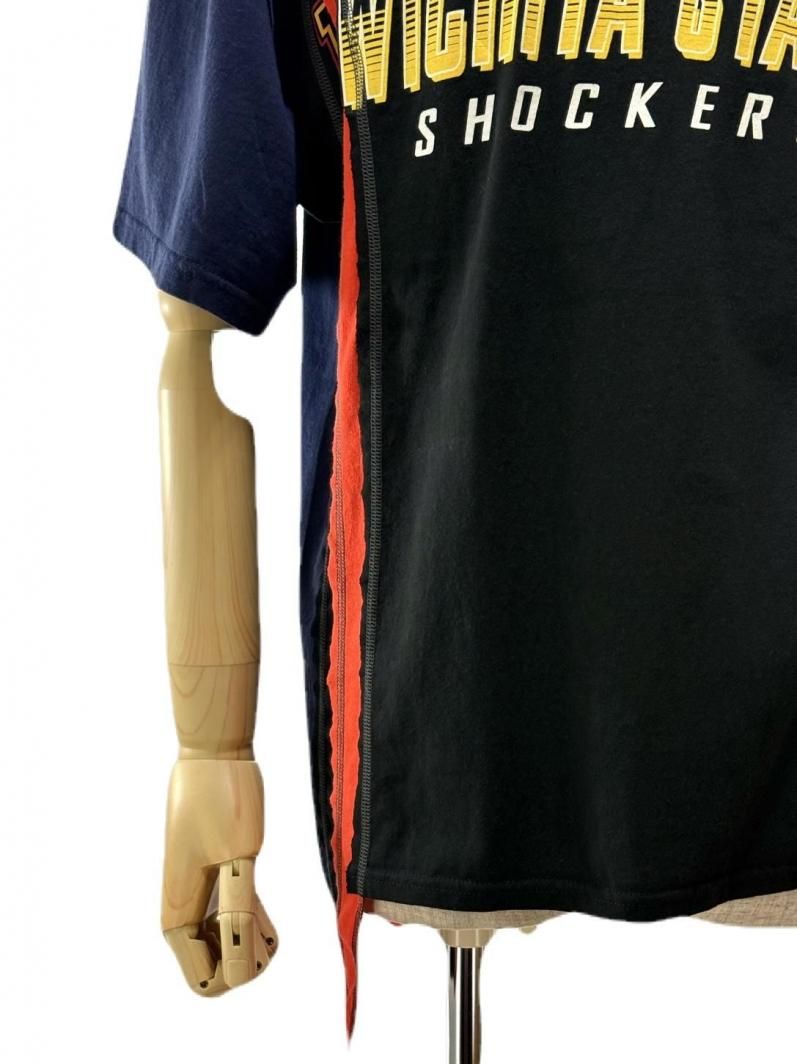 Rebuild by Needles リビルドバイニ－ドルズ - 7 Cut S/S Tee - College- QV410C - ＬSize