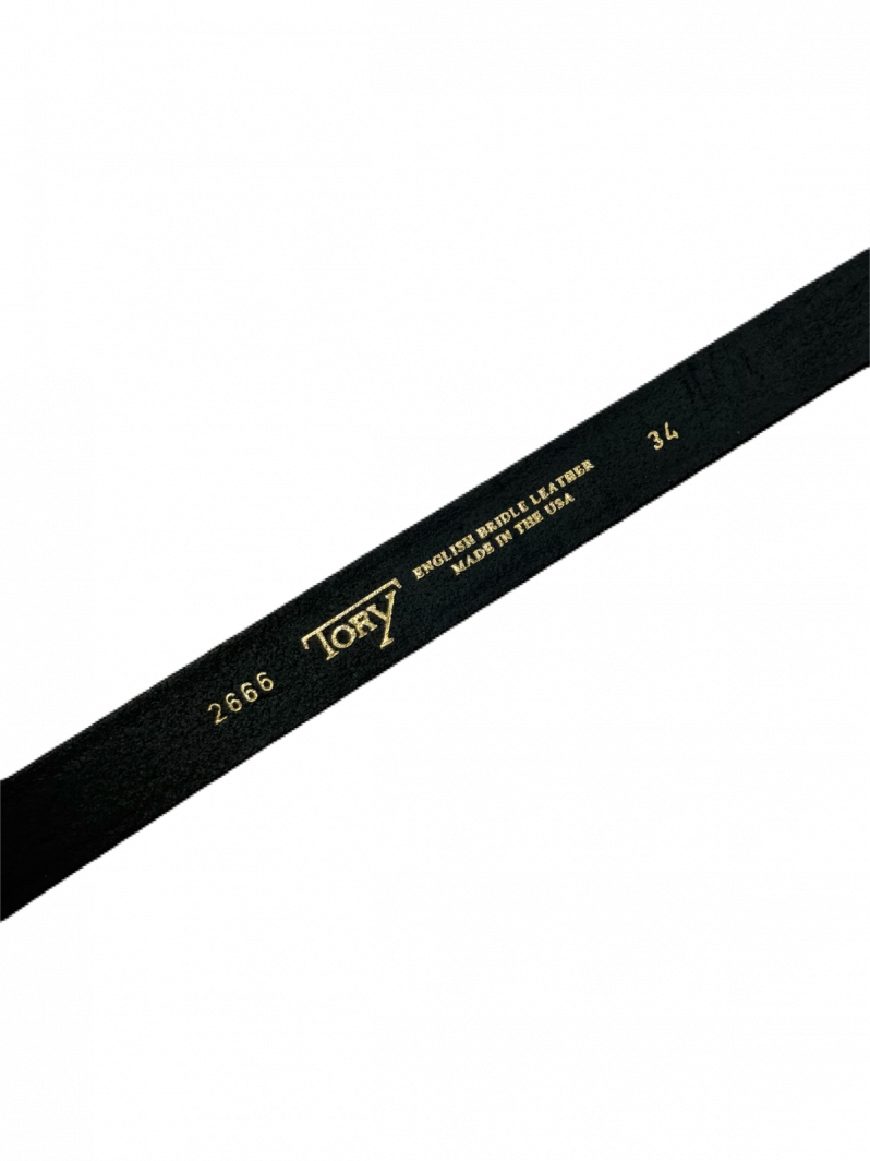 TORY LEATHER トリーレザー 1 inch Mini Hoof Pick Belt - Black