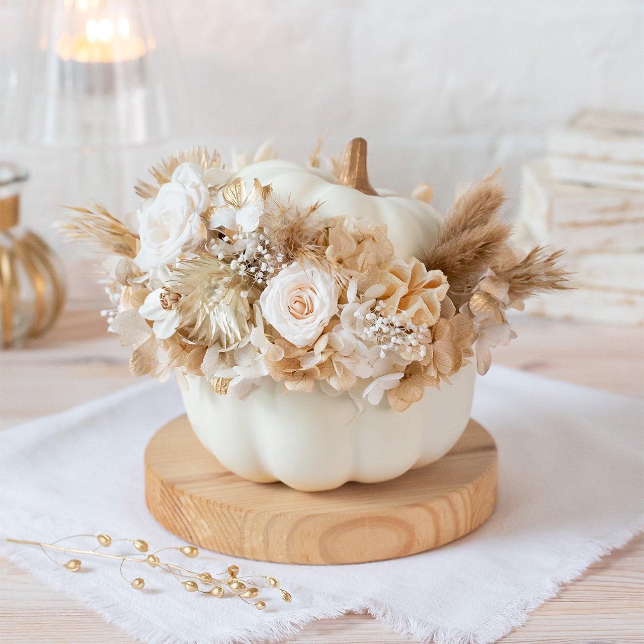 専用＊Halloween＊パンプキン＊ピンクベージュ　フェイクスワッグ 専用＊Halloween＊パンプキン＊ピンクベージュ フェイクスワッグ