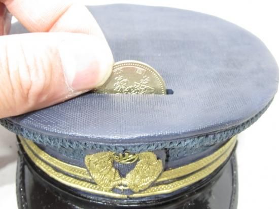 阪急 制帽 貯金箱(助役 夏用デザイン) 阪急 制帽 貯金箱(助役 夏用デザイン) 10月25日(水)AM10:00発売！】
