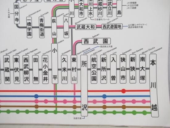 西武 新宿線 停車駅ごあんない - 鉄道部品の店銀河