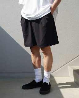 Draw Cord Short Pants  Black