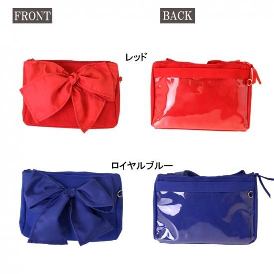 ショルダーバッグ・ポシェット OPENING SUNSHINE Big Ribbon Satin Bag Red Cinch M | Ruby Red Leather Handbag| JIMMY CHOO