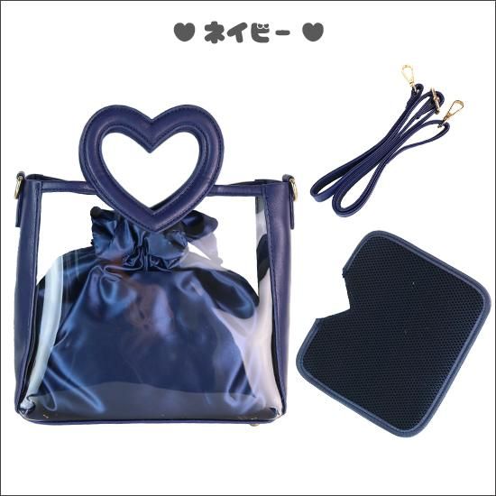 3wayハートハンドルショルダーバッグ - 痛バッグ zakkamart