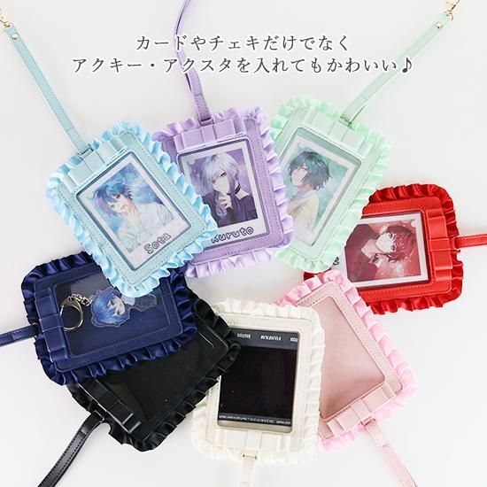リルぷりっ! カード まとめ売り カードケース フリルリボンカードケース | 高級感のあるフェイクレザーと