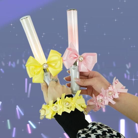 楽天市場】推し活 ペンライトアクセサリー 《 リボン＆ハート