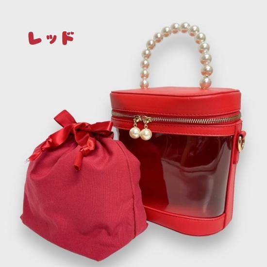 パールハンドルぬいぐるみバニティバッグ | 可愛いバッグ - 痛 パールハンドルぬいぐるみバニティバッグ | 可愛いバッグ - 痛