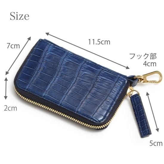 全面クロコダイル 希少 キーケース ブラック 5連 本物 おりたたま 全面クロコダイル 希少 キーケース ブラック 5連 本物 おりたたま