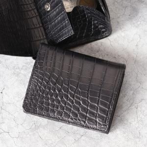 二つ折り財布 - 【公式ショップ】東京クロコダイル - クロコダイル 財布