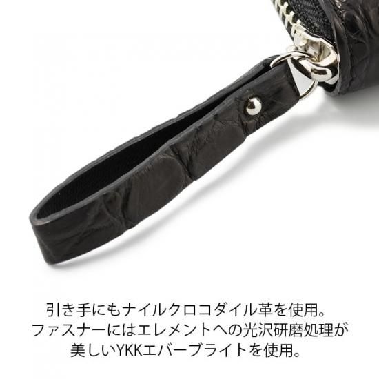 ナイルクロコダイルマットラウンドファスナー長財布(type3) | 東京