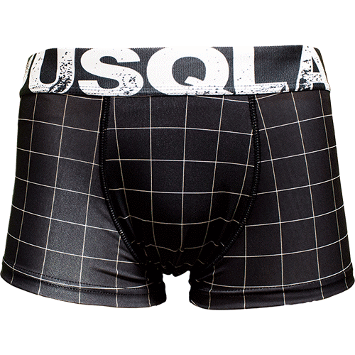 Musqlar Underwear マスキュラーアンダーウェア 黒グラフチェック Black Graph Check