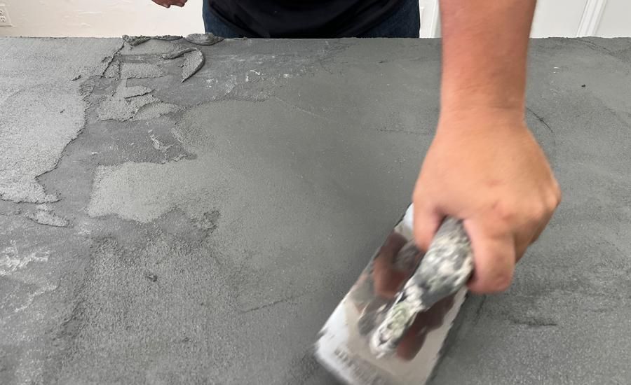 防水性と意匠性 DIY施工もできる左官材 マイクロセメント モルクラフト