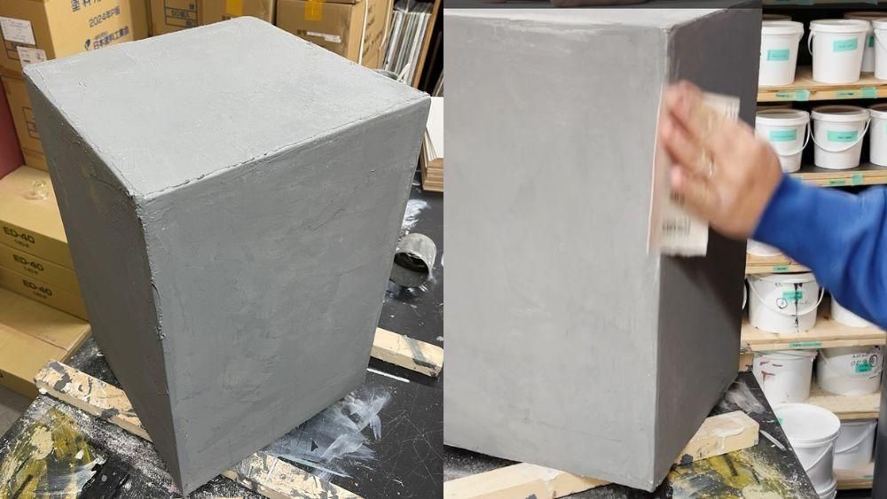 モルクラフト主材の1回塗り目完了