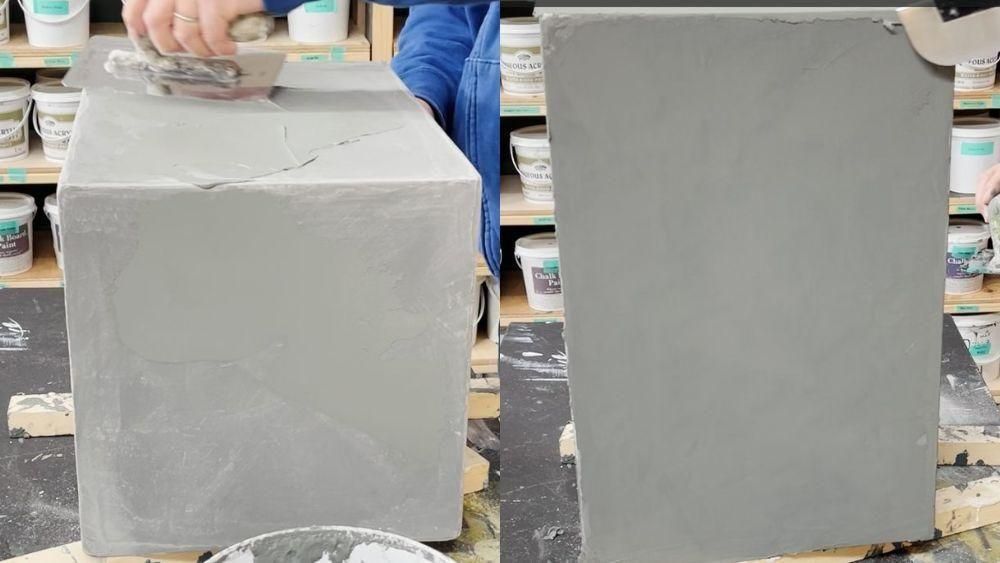 モルクラフト主材の2回塗り目