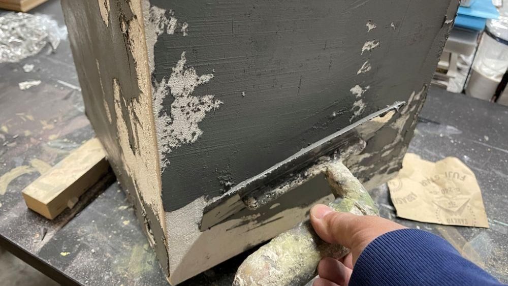 モルクラフト主材の1回塗り目