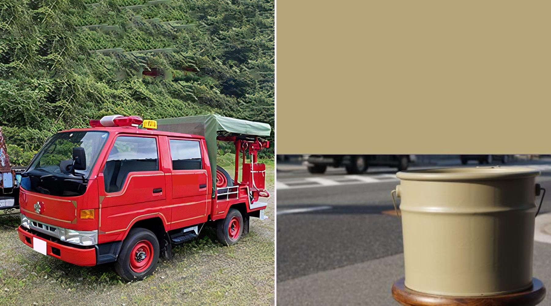 夏油高原ポンプ車