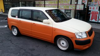 トヨタ サクシードをセレンゲッティオレンジで全塗装！