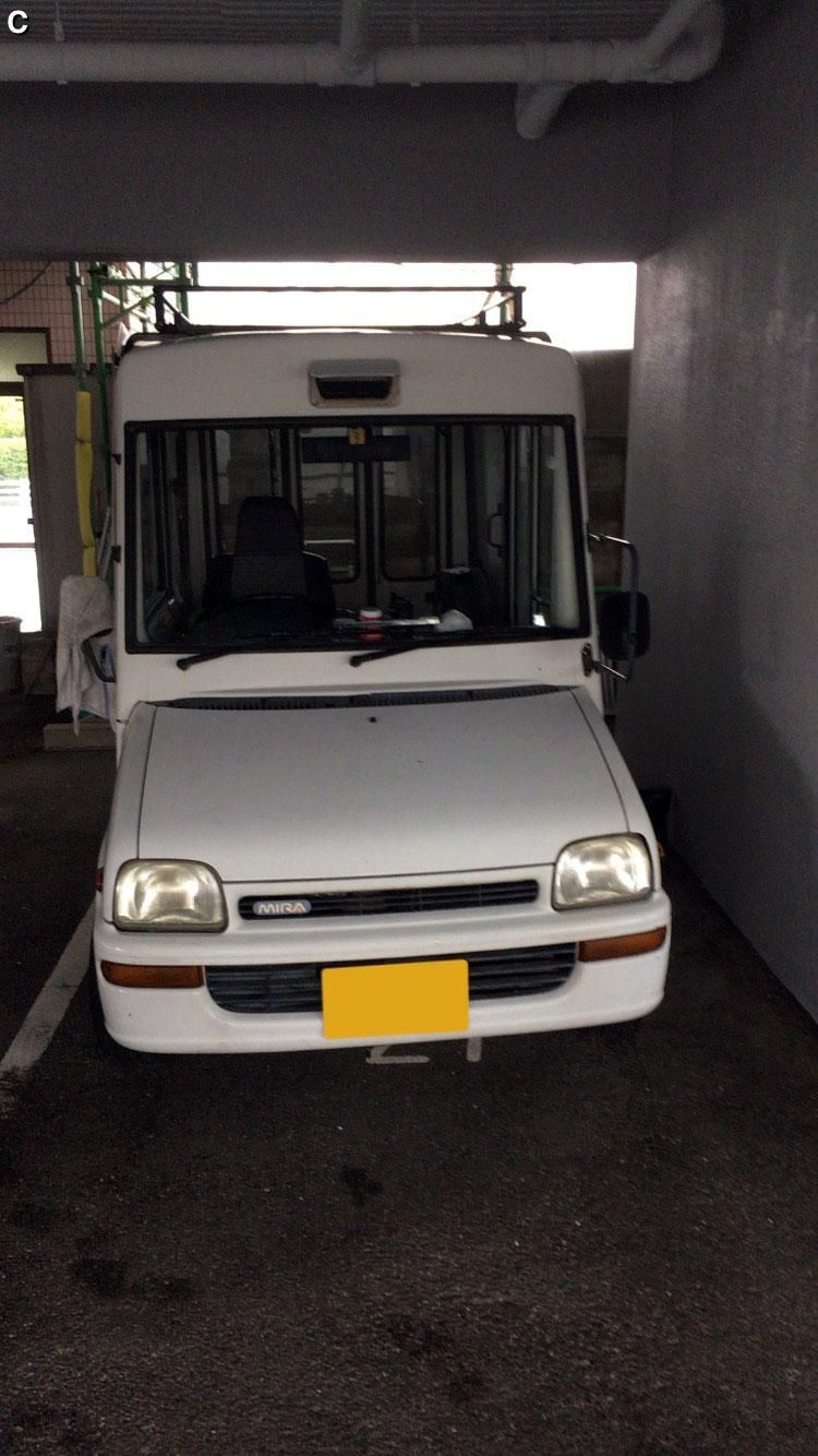 ダイハツ ミラウォークスルーバンをビスケットで全塗装 刷毛 ハケ ローラーで車をdiyで全塗装しよう ダイハツ ミラウォークスルーバンをビスケットで全塗装 刷毛 ハケ ローラーで車をdiyで全塗装しよう