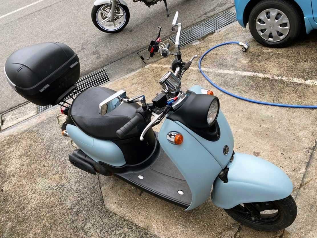 ヤマハ ビーノを世田谷ベースカラーで全塗装 刷毛 ハケ ローラーで車をdiyで全塗装しよう