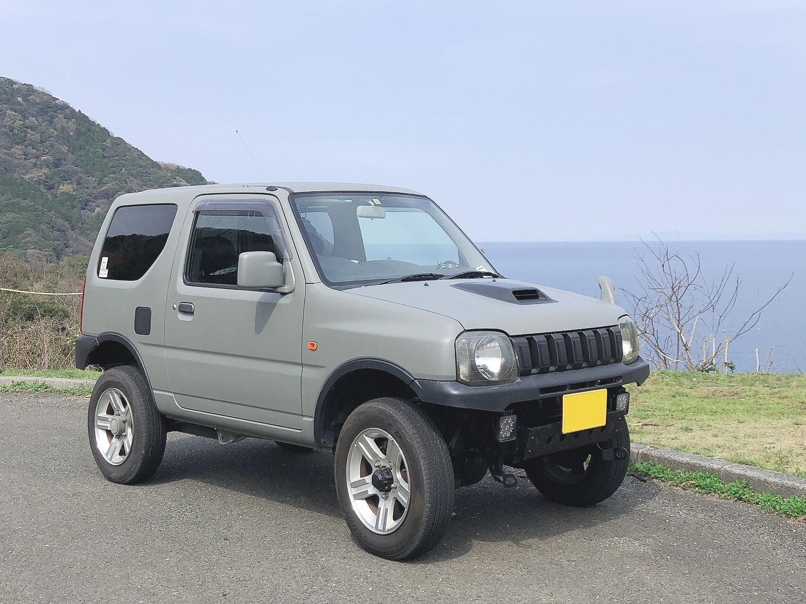 スズキ ジムニー Jb23をフレンチグレーで刷毛塗り全塗装 刷毛 ハケ ローラーで車をdiyで全塗装しよう