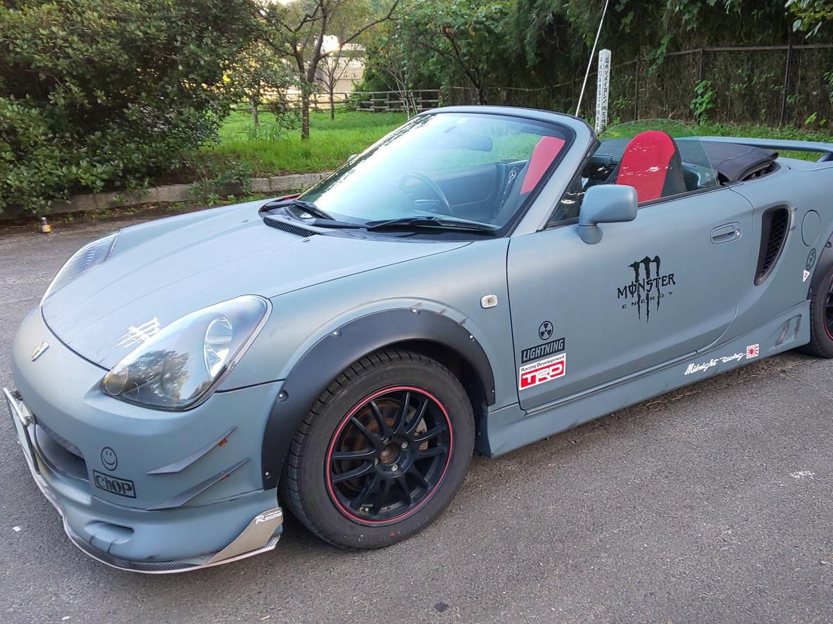 トヨタ Mr Sをイーグルブルーグレーで刷毛塗り全塗装 刷毛 ハケ ローラーで車をdiyで全塗装しよう トヨタ Mr Sをイーグルブルーグレーで刷毛塗り全塗装 刷毛 ハケ ローラーで車をdiyで全塗装しよう