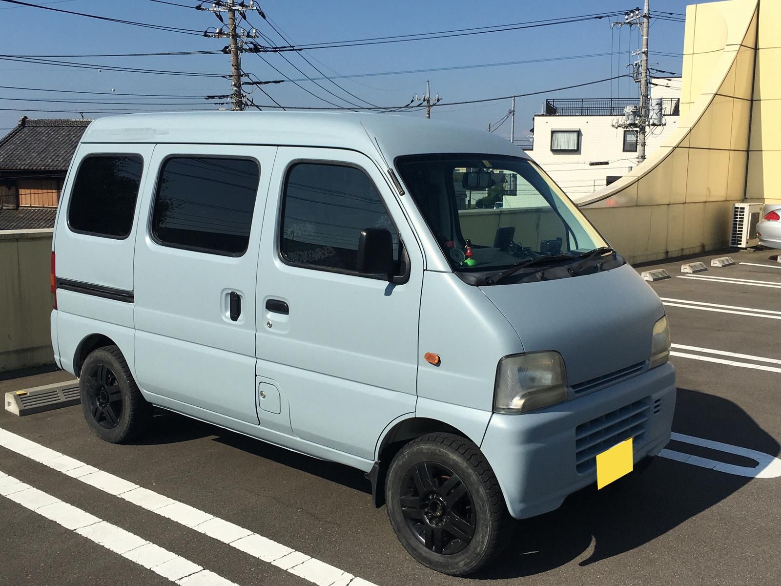 スズキ エブリイを世田谷ベースカラーで刷毛塗り全塗装 刷毛 ハケ ローラーで車をdiyで全塗装しよう