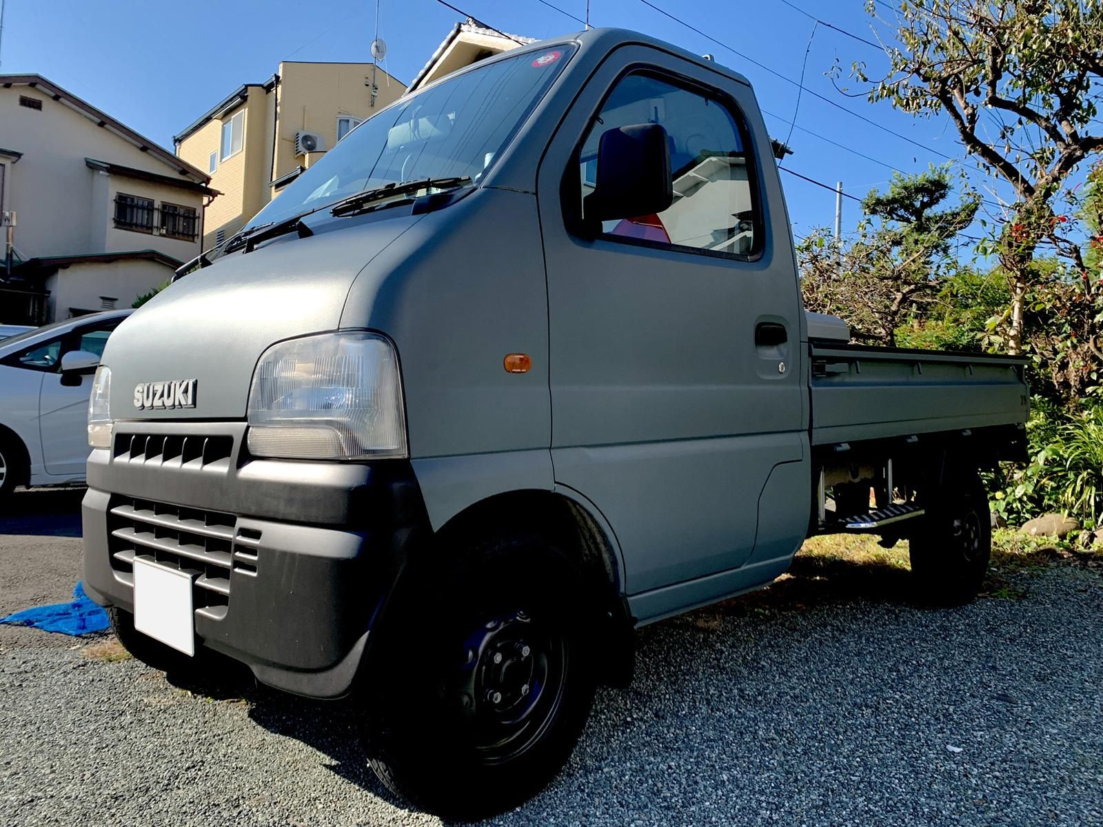 スズキ キャリイをイーグルブルーグレーで刷毛塗り全塗装 刷毛 ハケ ローラーで車をdiyで全塗装しよう