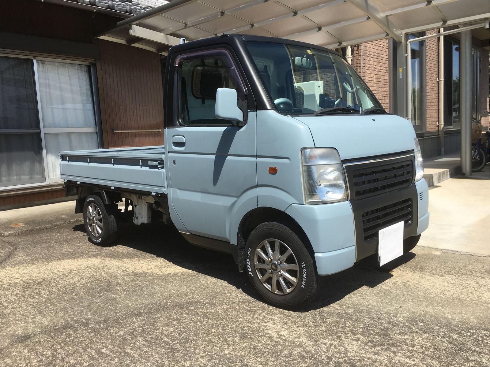 スズキ キャリイを世田谷ベースカラーで刷毛塗り全塗装 刷毛 ハケ ローラーで車をdiyで全塗装しよう