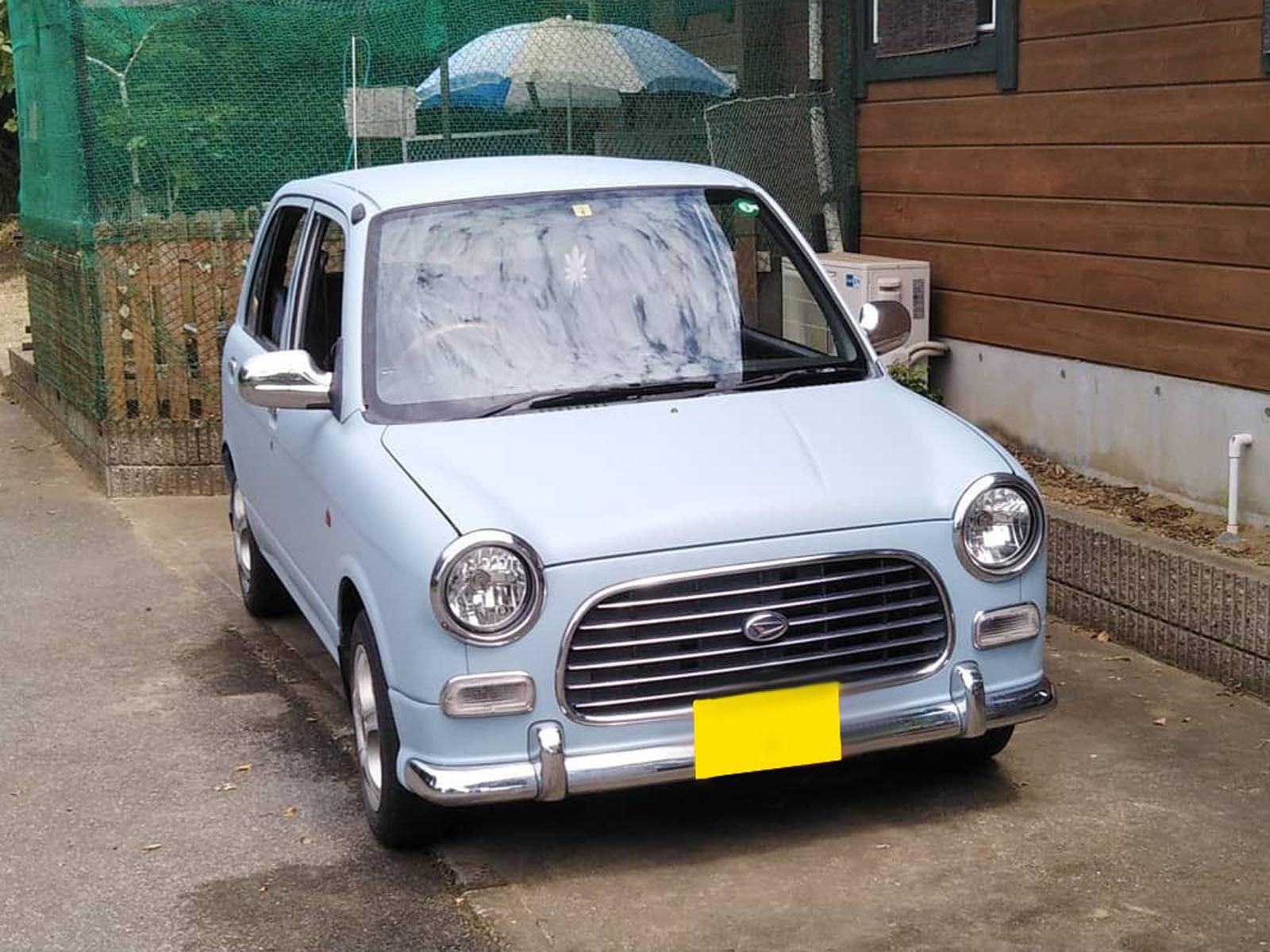 ダイハツ ミラジーノを世田谷ベースカラーで刷毛塗り全塗装 刷毛 ハケ ローラーで車をdiyで全塗装しよう