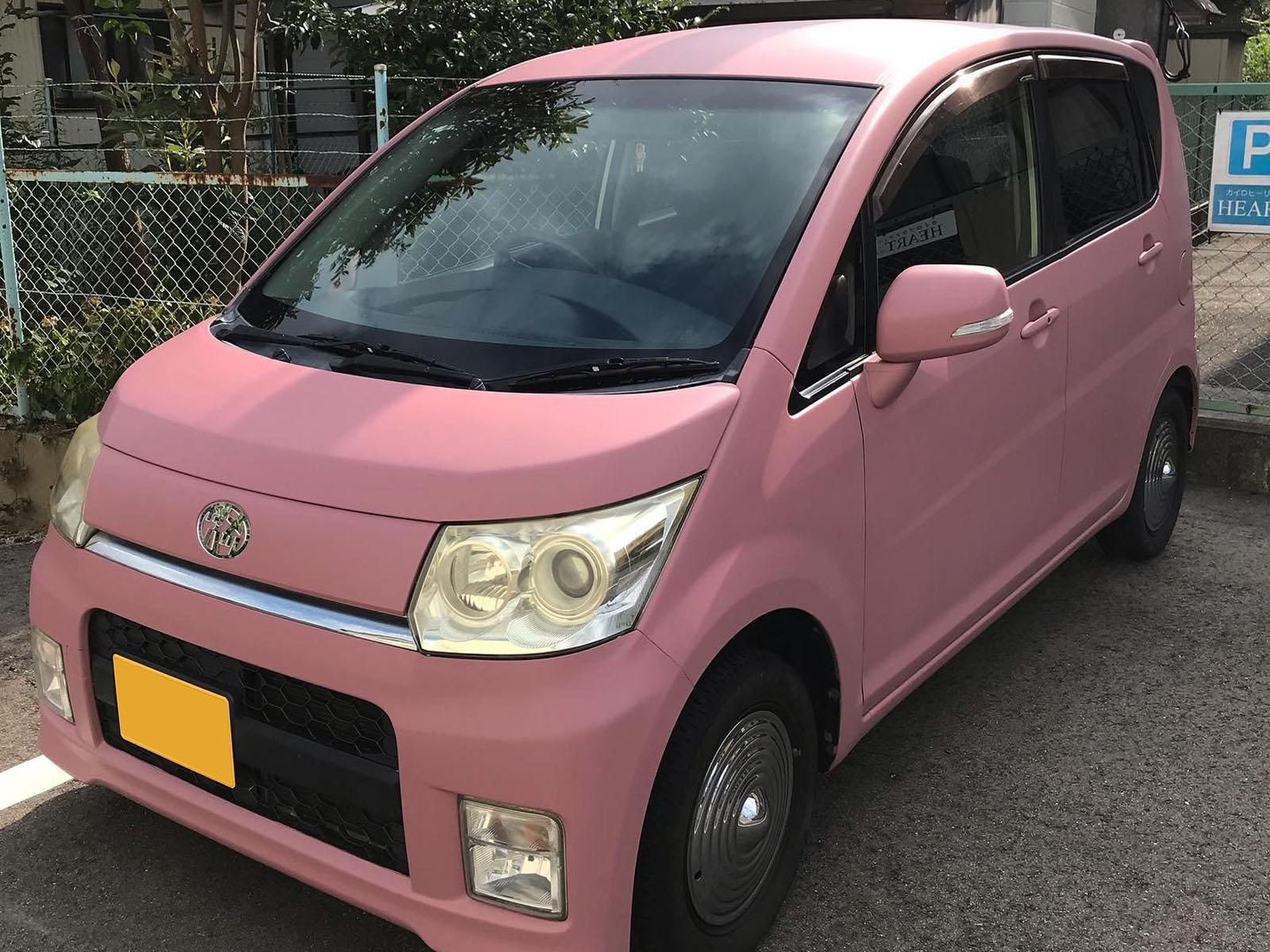 ダイハツ ムーヴをオールドローズで刷毛塗り全塗装 刷毛 ハケ ローラーで車をdiyで全塗装しよう ダイハツ ムーヴをオールドローズで刷毛塗り全塗装 刷毛 ハケ ローラーで車をdiyで全塗装しよう
