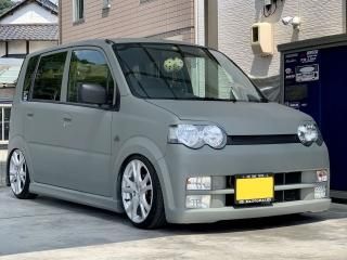 ダイハツ ムーヴカスタムをフレンチグレーで全塗装！
