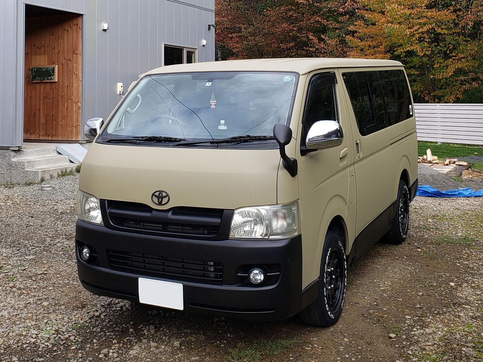 トヨタ ハイエースをローデシアブラウンで全塗装 刷毛 ハケ ローラーで車をdiyで全塗装しよう トヨタ ハイエースをローデシアブラウンで全塗装 刷毛 ハケ ローラーで車をdiyで全塗装しよう