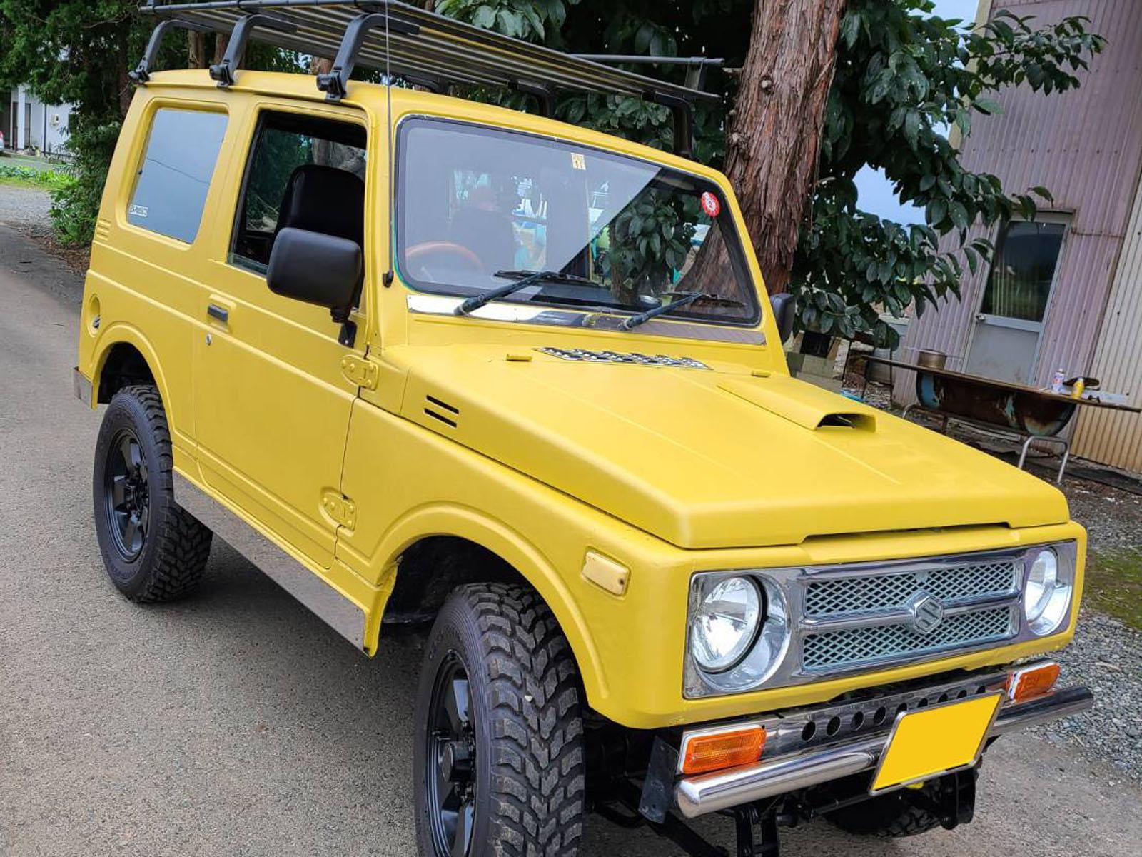 スズキ ジムニーSJ30をパンプキンスープで刷毛塗り全塗装