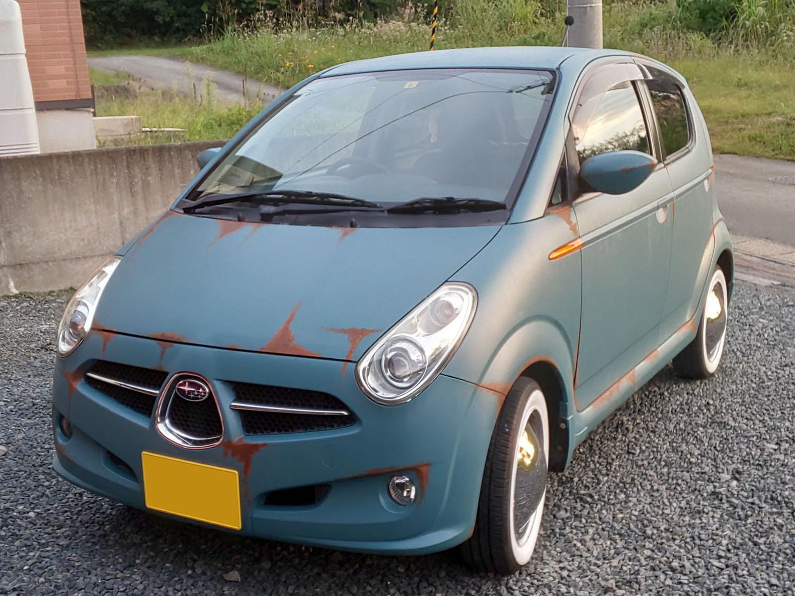 スバル R2をkurayaオールドブルーシーで刷毛塗り全塗装 刷毛 ハケ ローラーで車をdiyで全塗装しよう スバル R2をkurayaオールドブルーシーで刷毛塗り全塗装 刷毛 ハケ ローラーで車をdiyで全塗装しよう