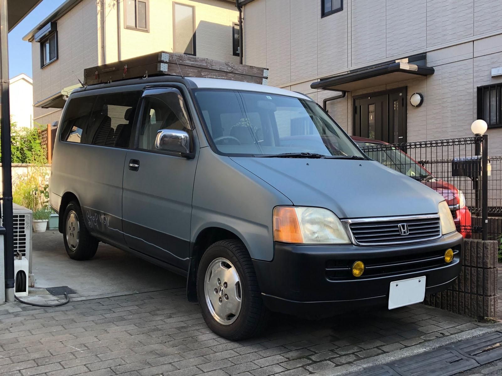 ホンダ ステップワゴンrf2をイーグルブルーグレーで刷毛塗り全塗装 刷毛 ハケ ローラーで車をdiyで全塗装しよう ホンダ ステップワゴンrf2をイーグルブルーグレーで刷毛塗り全塗装 刷毛 ハケ ローラーで車をdiyで全塗装しよう
