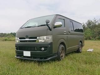 トヨタ ハイエースをオリーブドラブで全塗装！