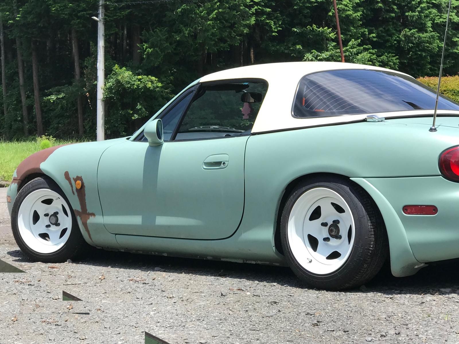 マツダ ロードスターnb3をミントシャーベットで刷毛塗り全塗装 刷毛 ハケ ローラーで車をdiyで全塗装しよう マツダ ロードスターnb3をミントシャーベットで刷毛塗り全塗装 刷毛 ハケ ローラーで車をdiyで全塗装しよう